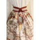 Cyans Qing Nova Totius Terrarum Orbis Geographica Ac Hydrographica Tabula Skirt(Full Payment Without Shipping)